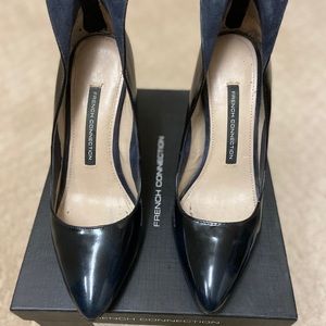 Navy French Connection pumps